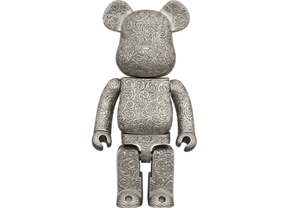Bearbrick ROYAL SELANGOR ARABESQUE CLASSIC 400% Silver