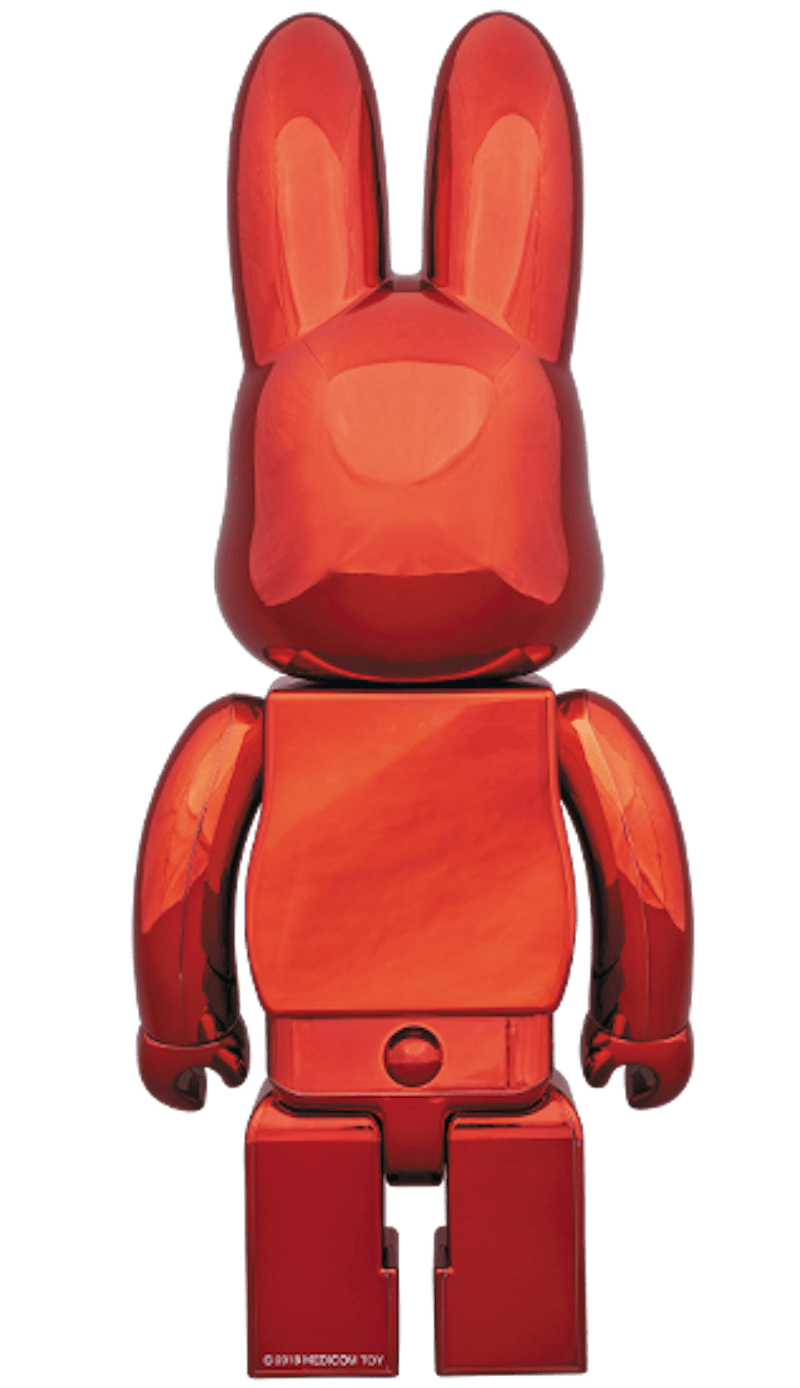 Bearbrick Rabbrick Tatsumi 400% Red Plated