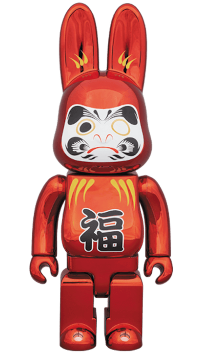 Bearbrick Rabbrick Tatsumi 400% Red Plated