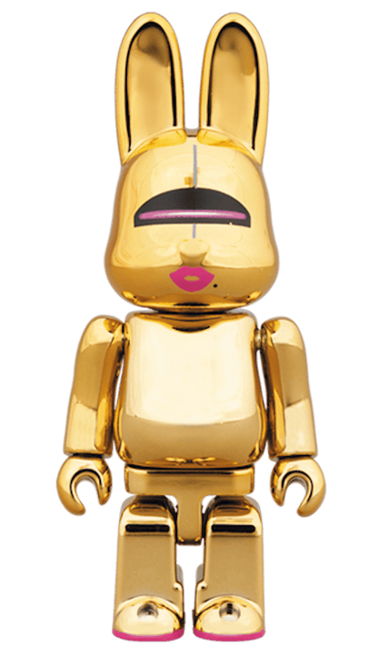 Bearbrick Rabbrick Hajime Sorayama Sexy Robot 100% & 400% Set Gold