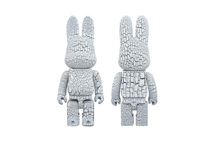 Bearbrick Rabbrick Karimoku Birch 400% White