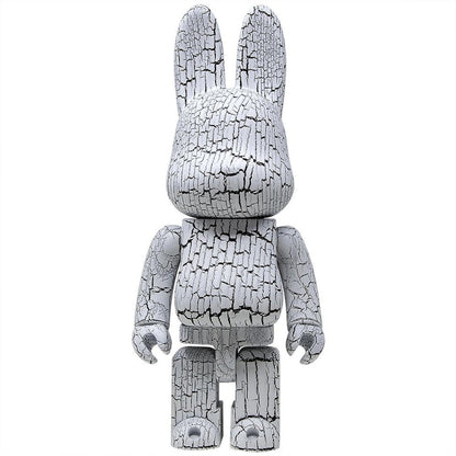Bearbrick Rabbrick Karimoku Birch 400% White