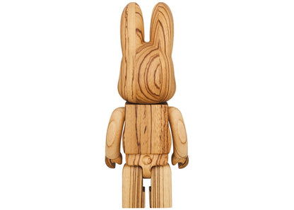 Bearbrick Rabbrick Karimoku Zebra Wood 400%