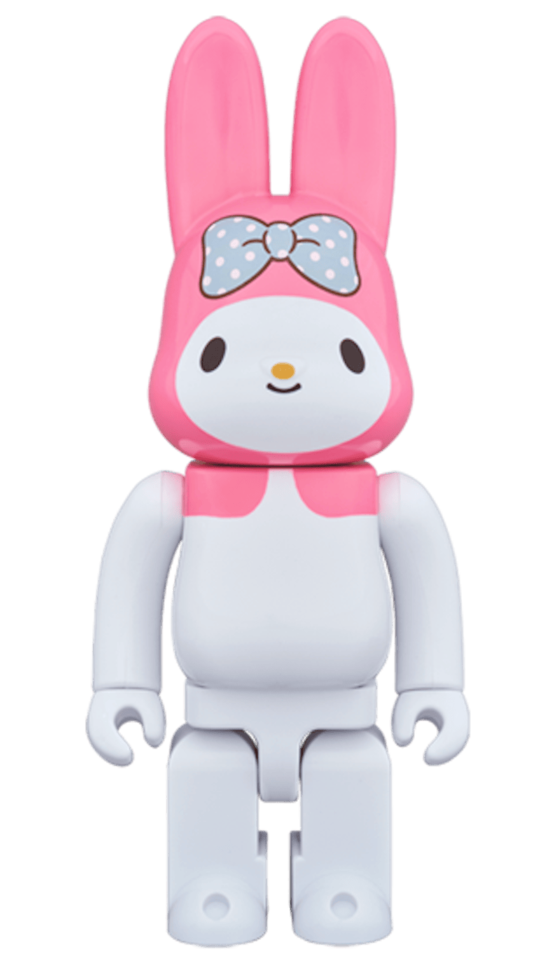 Bearbrick Rabbrick MY MELODY 400% White/Pink
