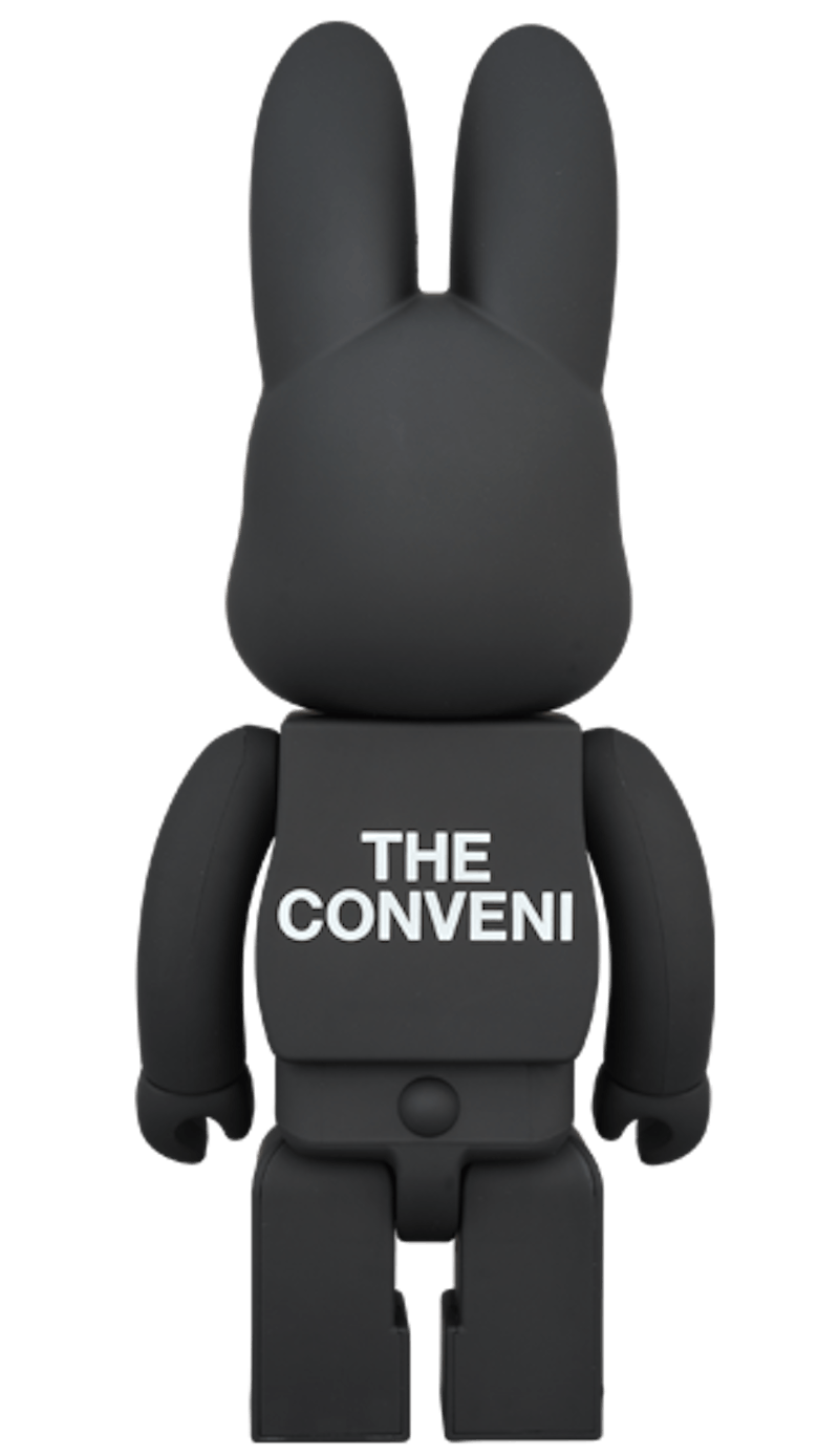 Bearbrick Rabbrick The Conveni x Fragment 400% Black
