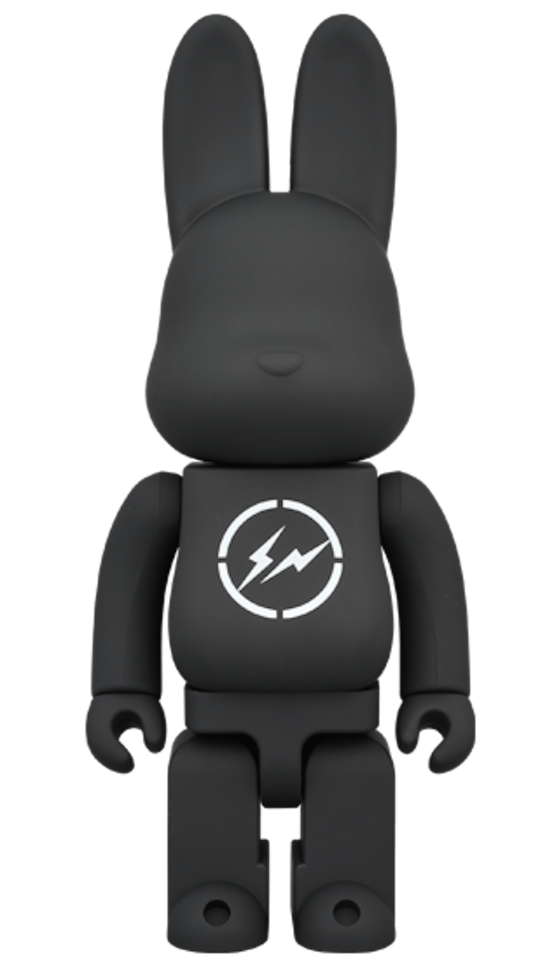 Bearbrick Rabbrick The Conveni x Fragment 400% Black