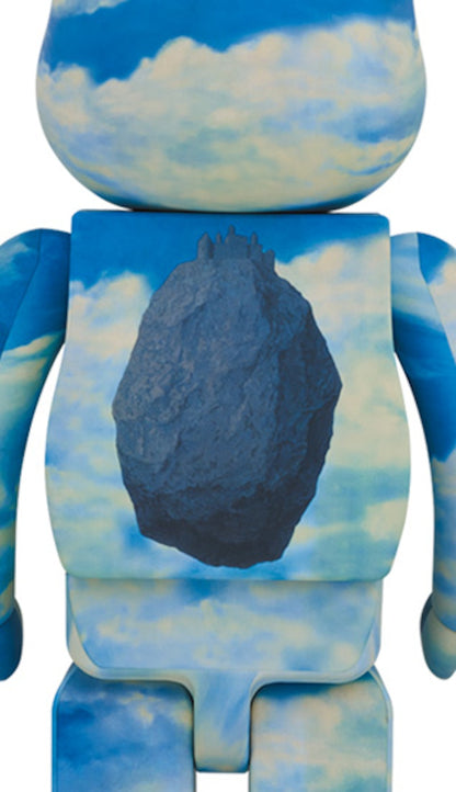 Bearbrick Rene Magritte "La Reconaissance Infine 1963/The Castle of the Pyrenees" 1000%