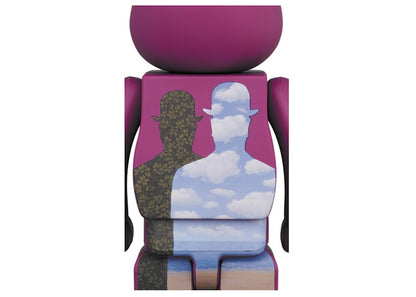 Bearbrick René Magritte (L'oiseau de ciel 1965/La belle societe 1965) 100% & 400% Set