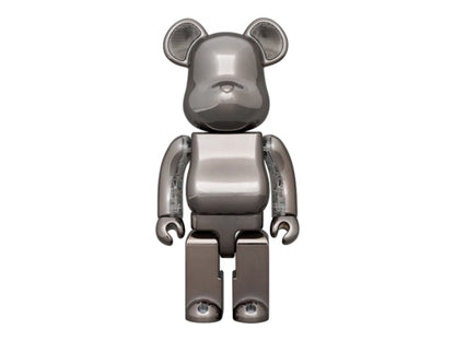 Bearbrick Rinaro Audio Chrome Portable Bluetooth Speaker 400% Platinum