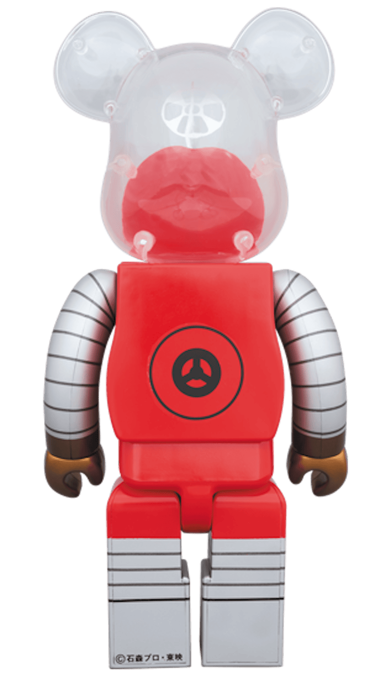 Bearbrick Robocon 1000% Red/Grey