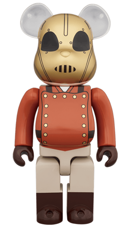 Bearbrick Rocketeer 100% & 400% Set Red