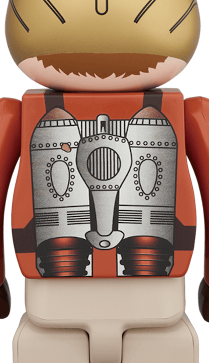 Bearbrick Rocketeer 100% & 400% Set Red