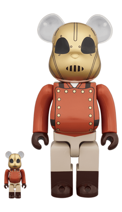 Bearbrick Rocketeer 100% & 400% Set Red
