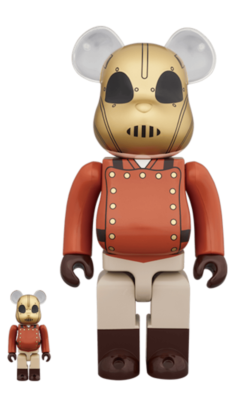 Bearbrick Rocketeer 100% & 400% Set Red