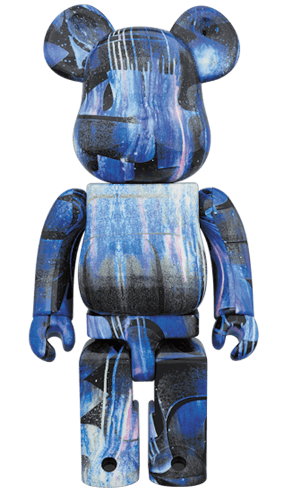 Bearbrick Rostarr 100% & 400% Set Blue