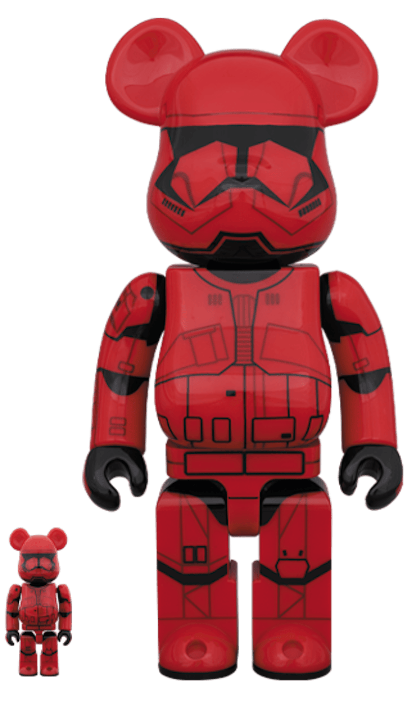 Bearbrick SITH TROOPER (TM) 100% & 400% Set