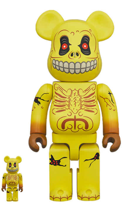 Bearbrick SKULL FACE 100% & 400% Set