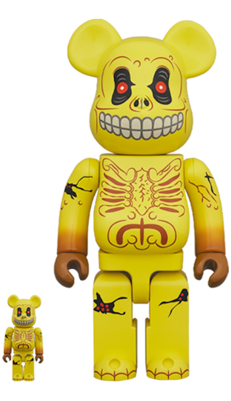 Bearbrick SKULL FACE 100% & 400% Set
