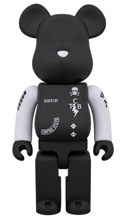Bearbrick SSUR 400% Black/White