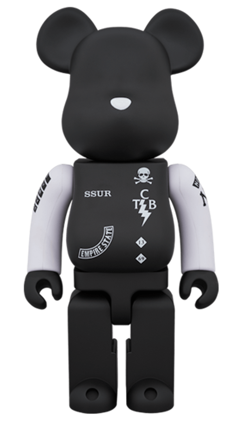 Bearbrick SSUR 400% Black/White