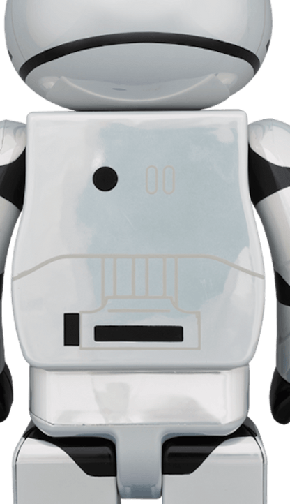 Bearbrick STAR WARS (TM) FIRST ORDER STORMTROOPER (TM) (The Force Awakens) Chrome Ver. 100% & 400% Set