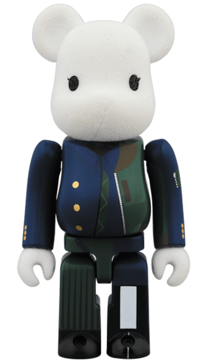 Bearbrick Sacai 2018 AW 100% & 400% Set White