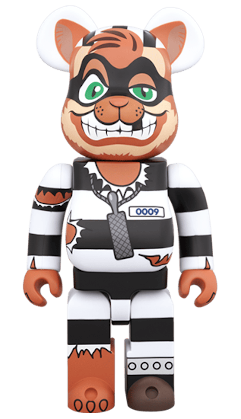 Bearbrick Scratch 100% & 400% Set Brown
