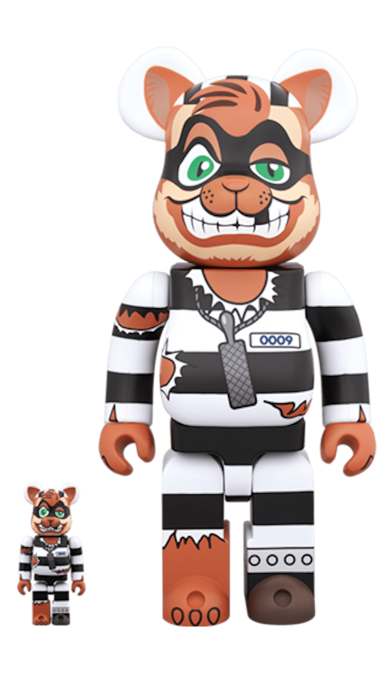 Bearbrick Scratch 100% & 400% Set Brown