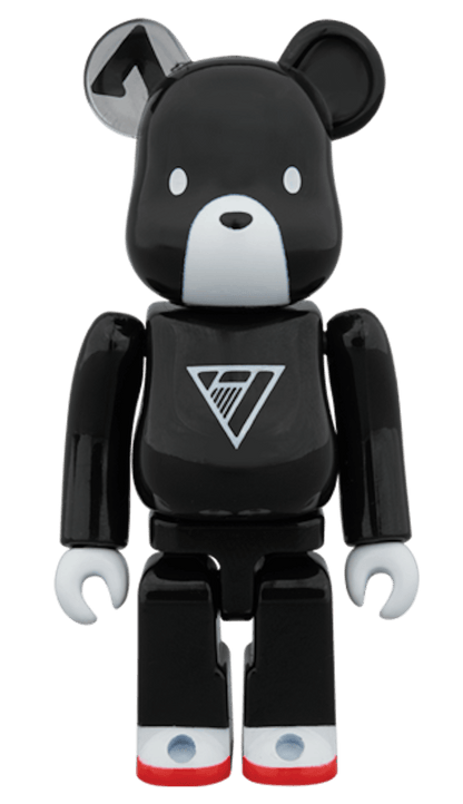 Bearbrick Se7en Boom Boom 100% & 400% Set Black
