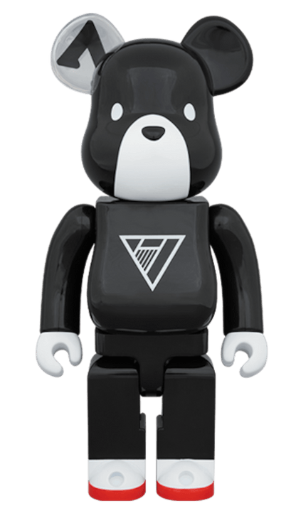 Bearbrick Se7en Boom Boom 100% & 400% Set Black