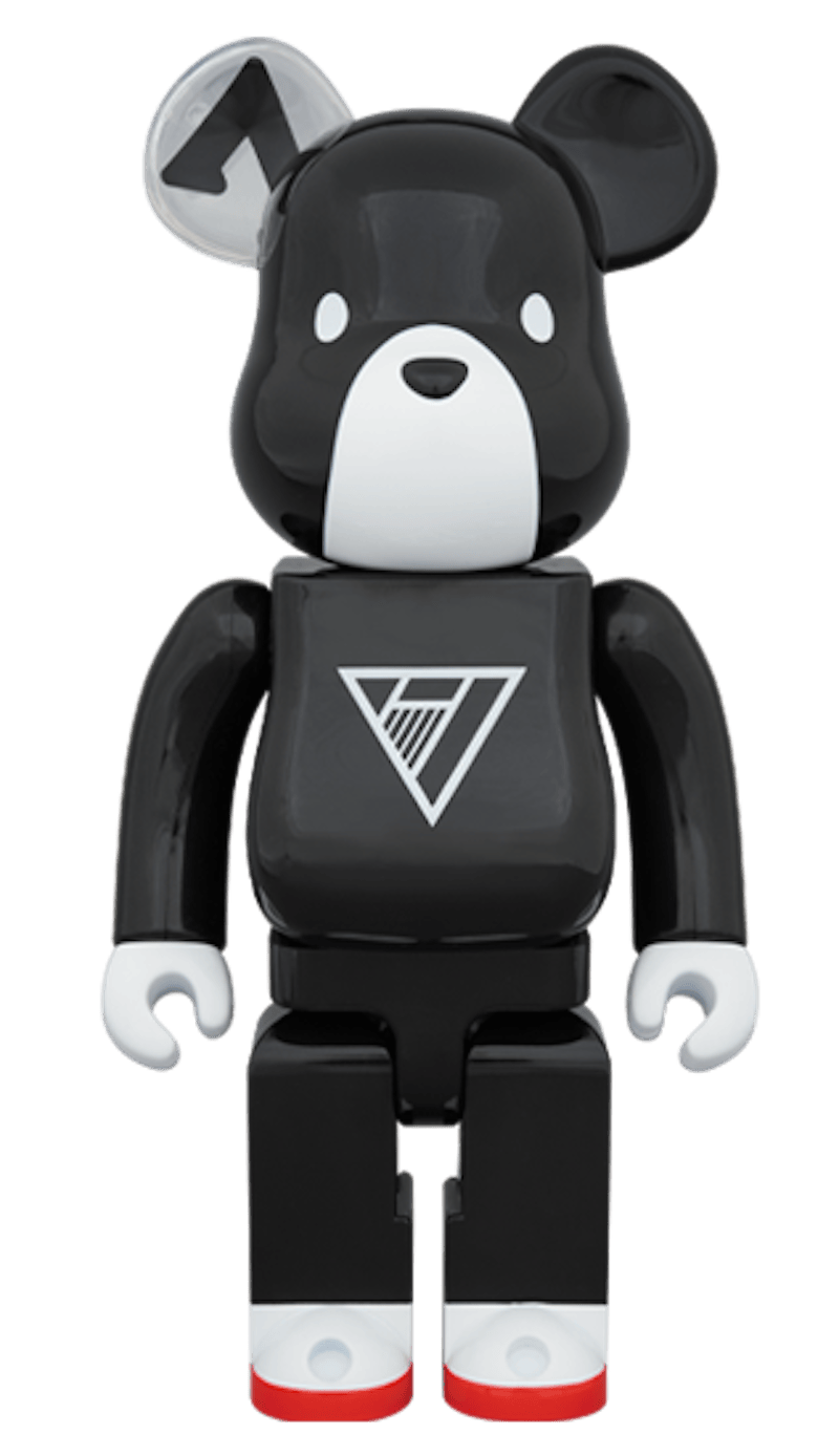 Bearbrick Se7en Boom Boom 100% & 400% Set Black