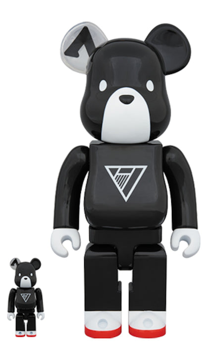 Bearbrick Se7en Boom Boom 100% & 400% Set Black