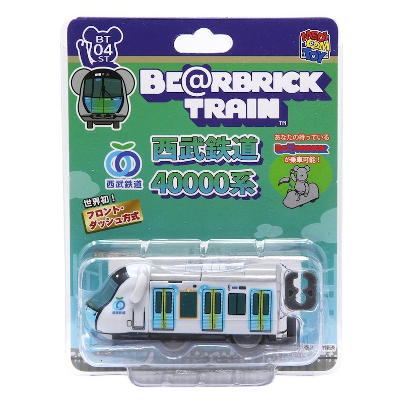 Bearbrick Seibu Railway 40000 Series Train Figure