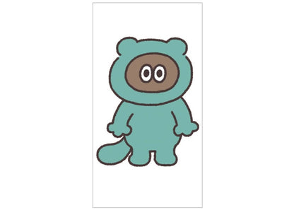 Bearbrick Series 44 Cute Tanukin Friends Yumemi Nemu 100% (Opened Blind Box & Card Included)