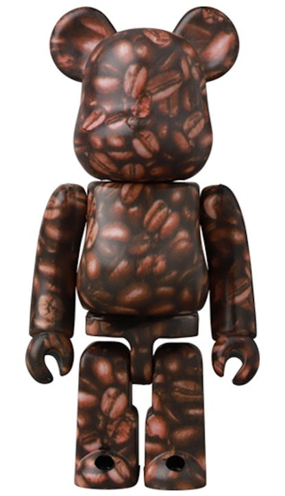Bearbrick Series 44 Jellybean Coffee Pattern 100% (Opened Blind Box & Card Included)