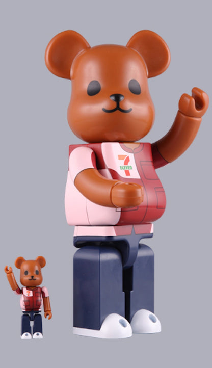 Bearbrick Seven Eleven 100% & 400% Set Muti