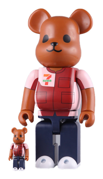 Bearbrick Seven Eleven 100% & 400% Set Muti