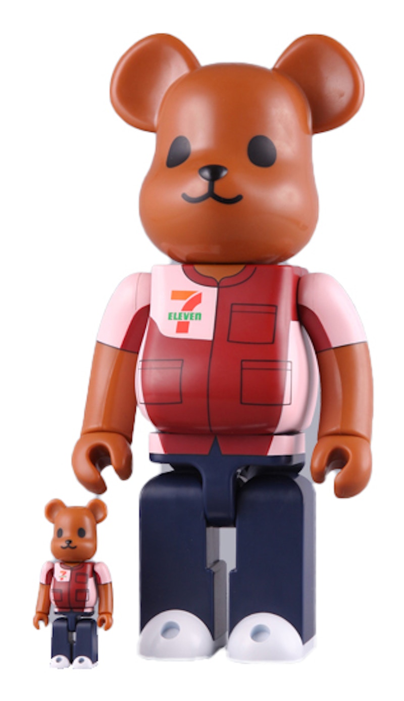 Bearbrick Seven Eleven 100% & 400% Set Muti