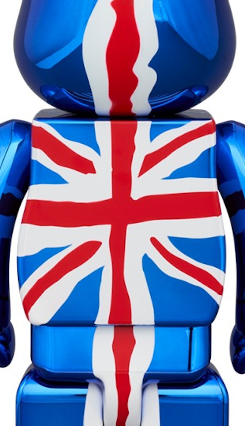 Bearbrick Sex Pistols "God Save The Queen" 100% & 400% Set Chrome