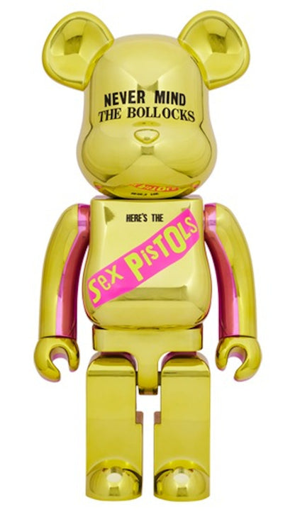 Bearbrick Sex Pistols "Never Mind The Bollocks" 1000% Chrome