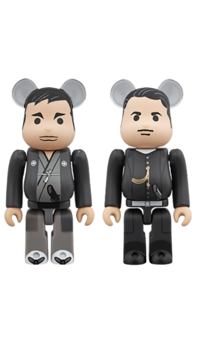 Bearbrick Shimaku Bakumatsu Shinsaku Takasugi/Toshizo Hijikata 100% Set