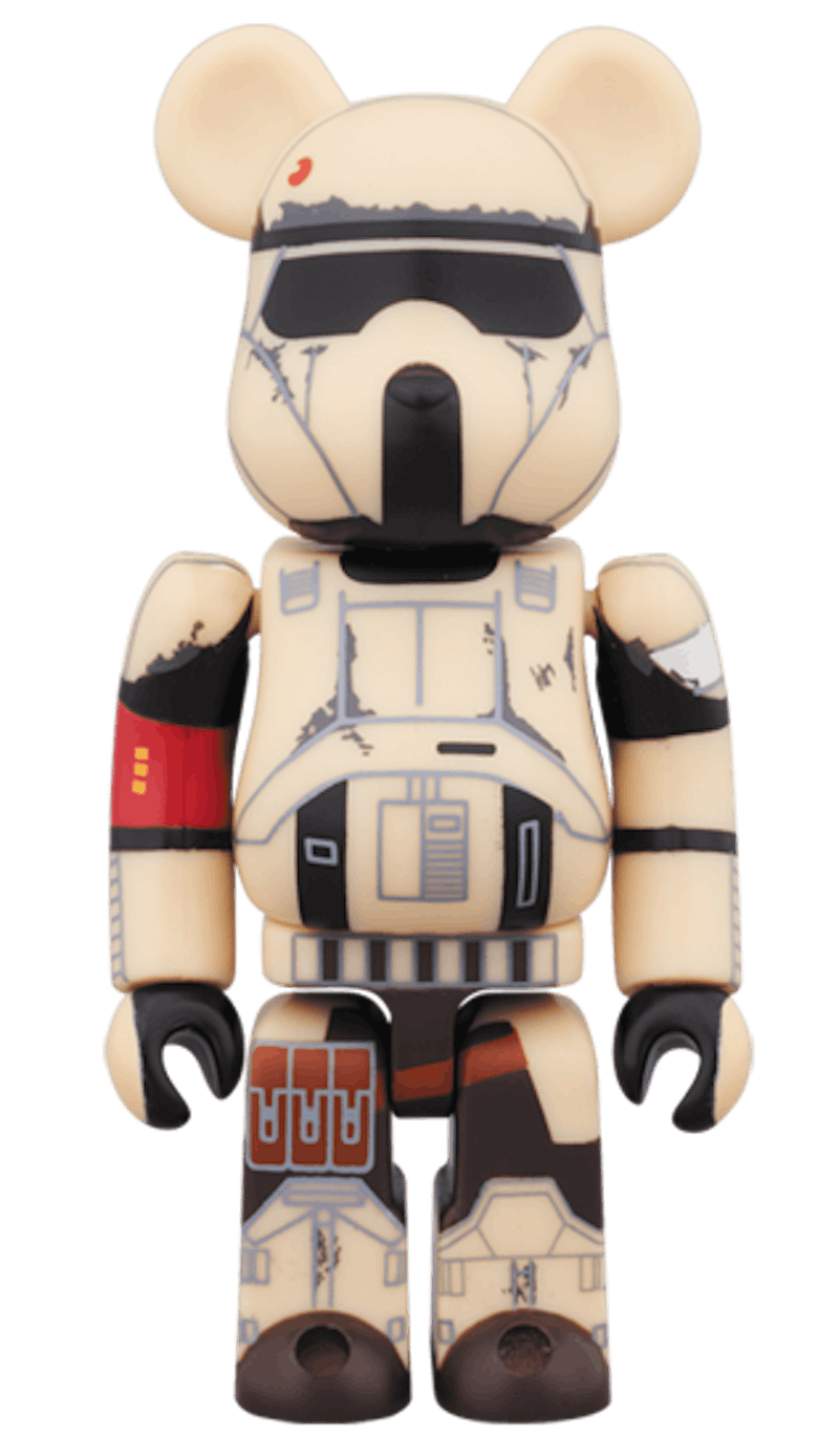 Bearbrick Shortrooper 100% Beige