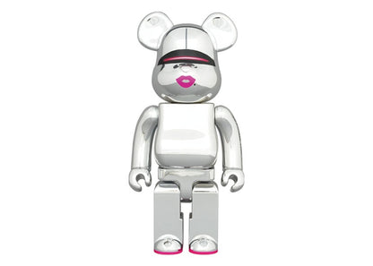 Bearbrick Sorayama x 2G 1000% Silver Ver.