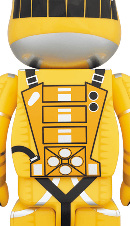 Bearbrick Space Suit Yellow Ver. 100% & 400% Set Yellow
