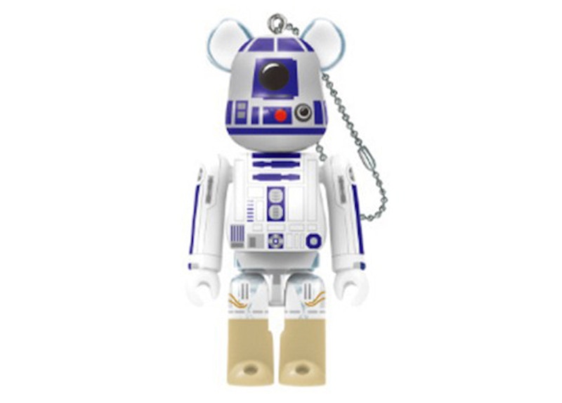 Bearbrick Star Wars Keychains R2-D2 100%