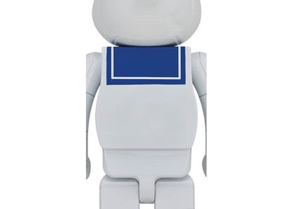 Bearbrick Stay Puft Marshmallow Man 1000% White Chrome Ver.