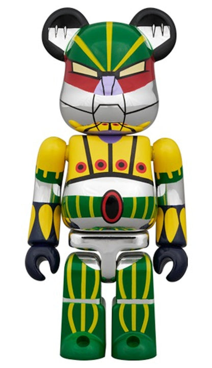 Bearbrick Steel Jeeg Plating Ver. 100% & 400% Set