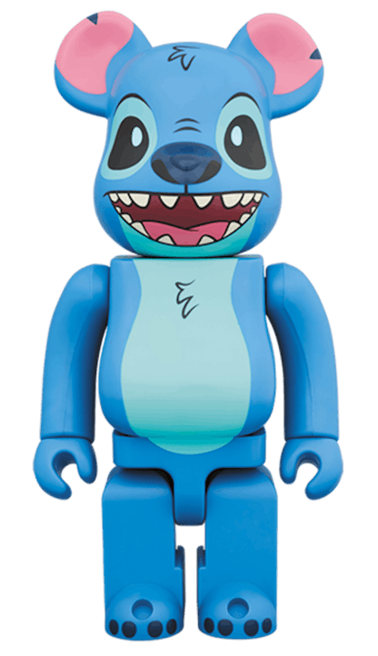 Bearbrick Stitch 400% Blue