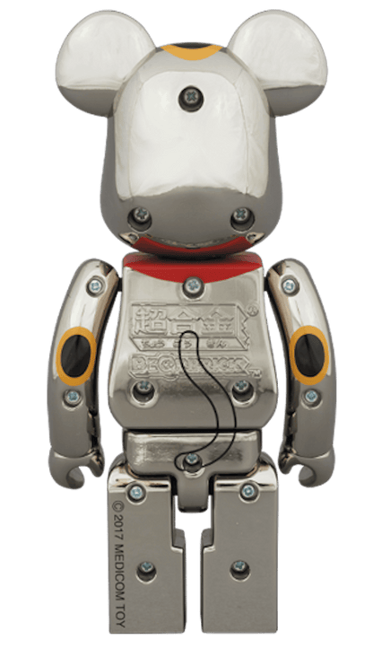 Bearbrick Superalloy Beckoning Cat Silver Plated 2 200%