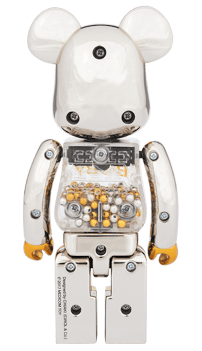 Bearbrick Superalloy My First Bearbrick 200% Set Gold/Pink